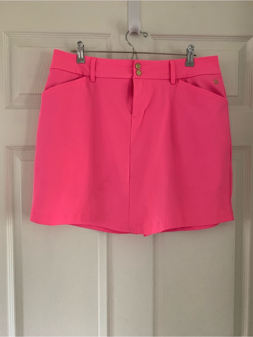 Lilly Pulitzer Pink Mini Skort with Belt Loops